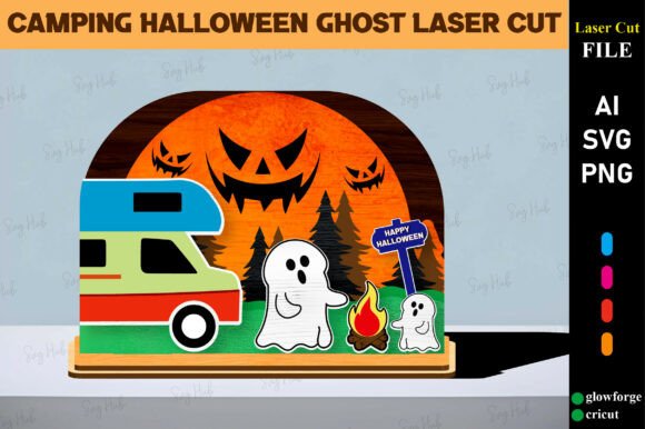 Camping Halloween Ghost Laser Cut Review