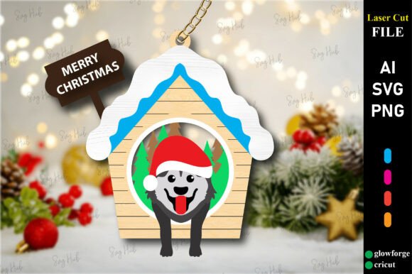Christmas Cute Husky Laser Cut: Winter Amp Branding Review