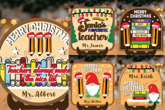 Christmas Teacher Ornament Bundle: Laser Cutting & Winter Amp Design Review