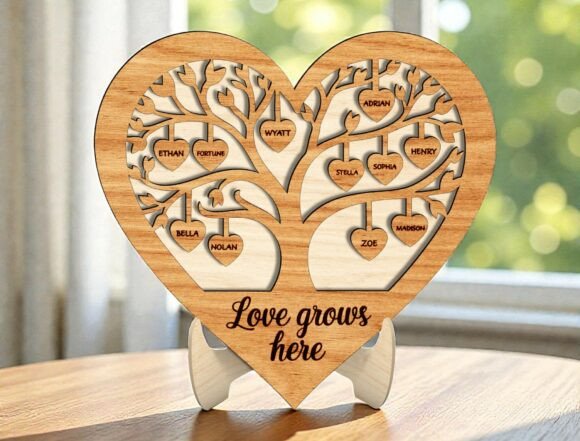 Love Grows Here Family Tree SVG Review