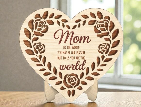 Mother s Day Laser Cut File Svg for Editorial Use