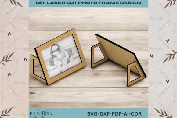Photo Frame Template 251: Laser Cutting for Other Home Decor