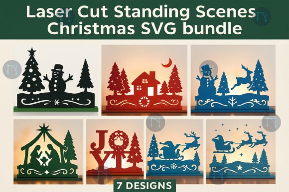 Standing Scenes Christmas SVG Bundle Review