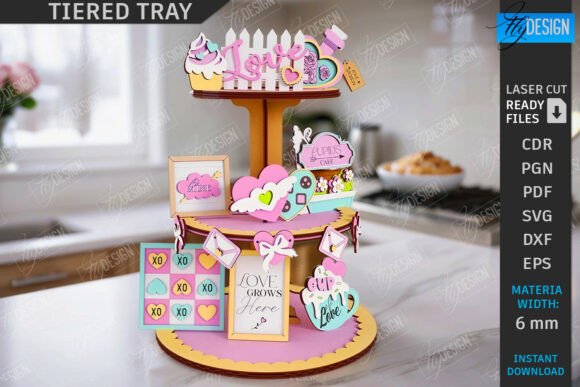 Valentine S Day Tiered Tray Laser Cut Review